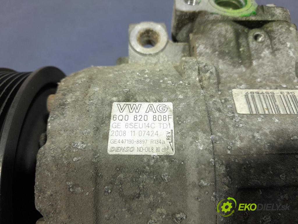 Seat Ibiza 2009 Kompresor: Klimatizácia: 6Q0820808F