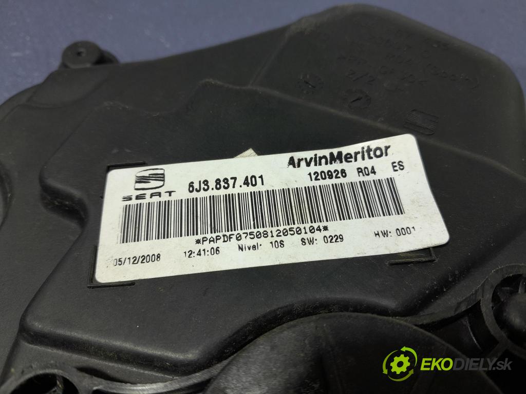 Seat Ibiza 2009 mechanizmus okna Okná: Predné Vľavo: 6J3837401