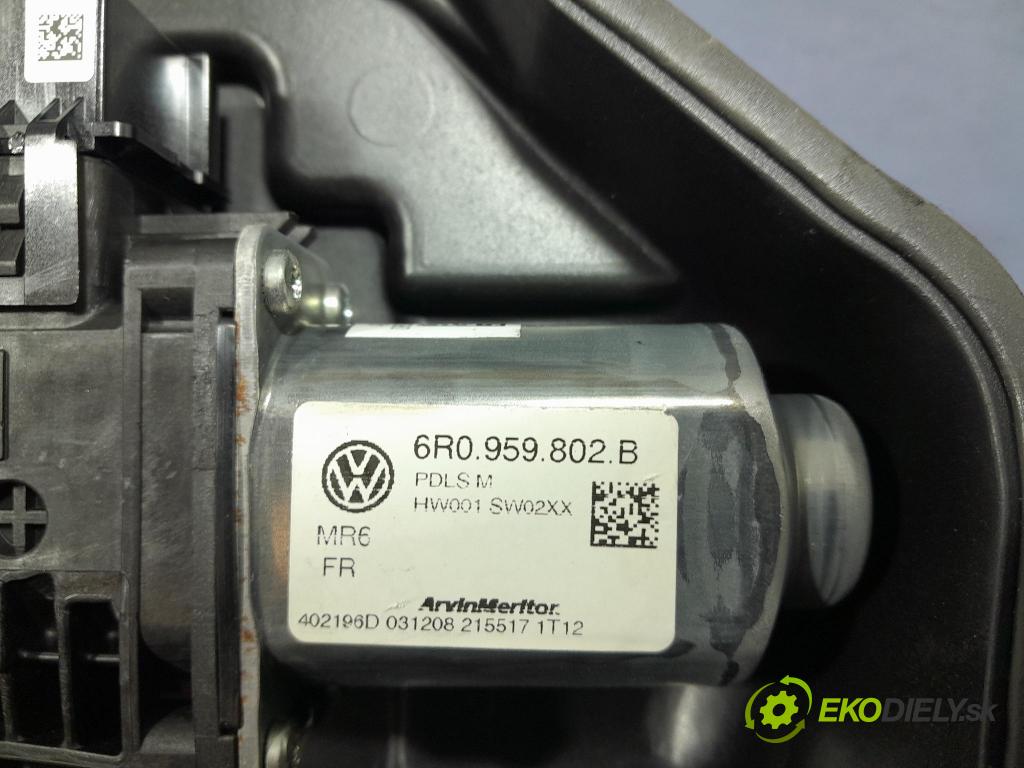 Seat Ibiza 2009 mechanizmus okna Okná: Predné v pravo: 6J3837402