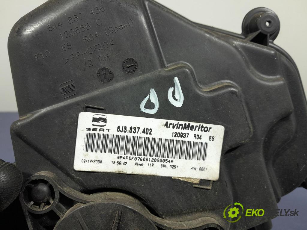 Seat Ibiza 2009 mechanizmus okna Okná: Predné v pravo: 6J3837402