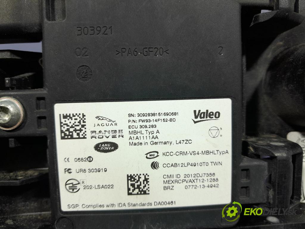 Jaguar Xf 2015 Radar: FW93-14F152-BD