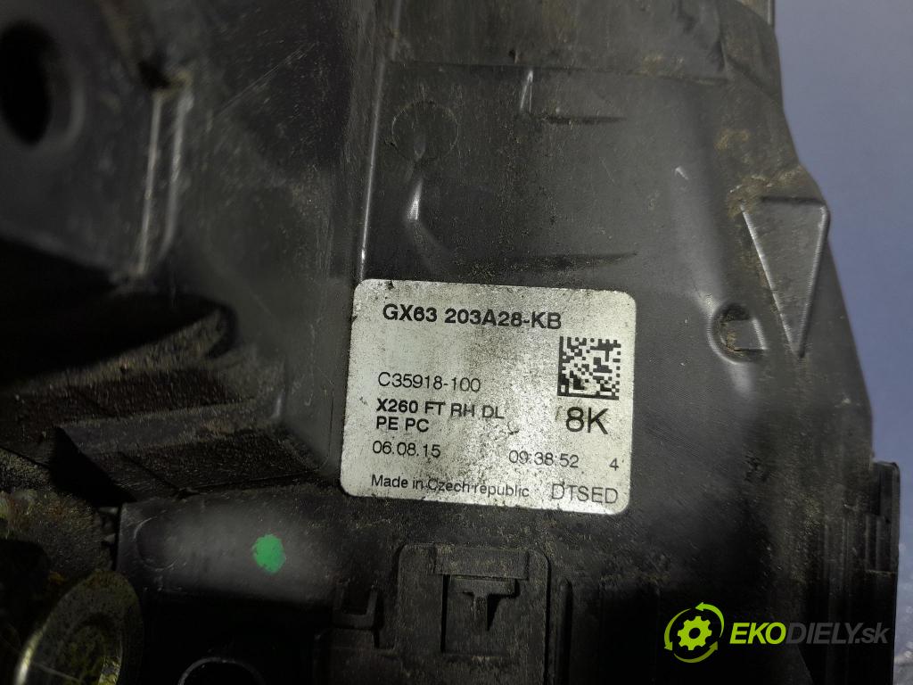 Jaguar Xf 2015 zámek dveře před v pravo: GX63-203A28-KB