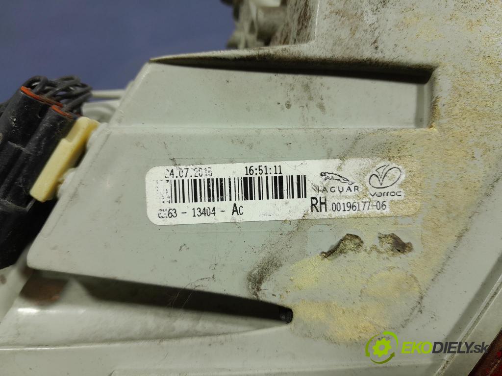 Jaguar Xf 2015 svetlo / reflektor zad Prava: Vonkajsia: GX63-13404-AC