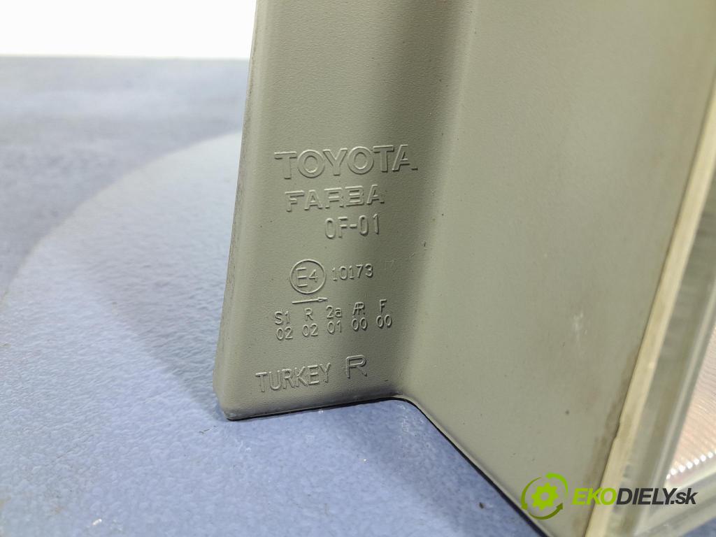 Toyota Corolla verso 2006 svetlo / reflektor zad Prava: Vonkajsia: