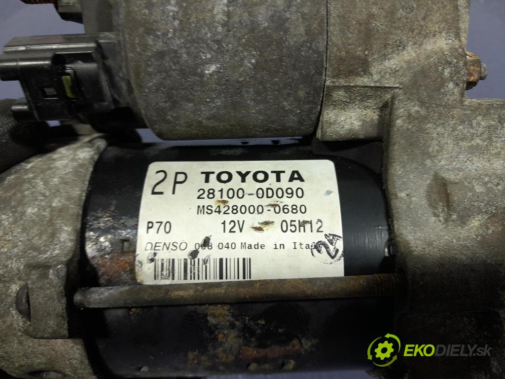 Toyota Corolla verso 2006 startér: 28100-0D090