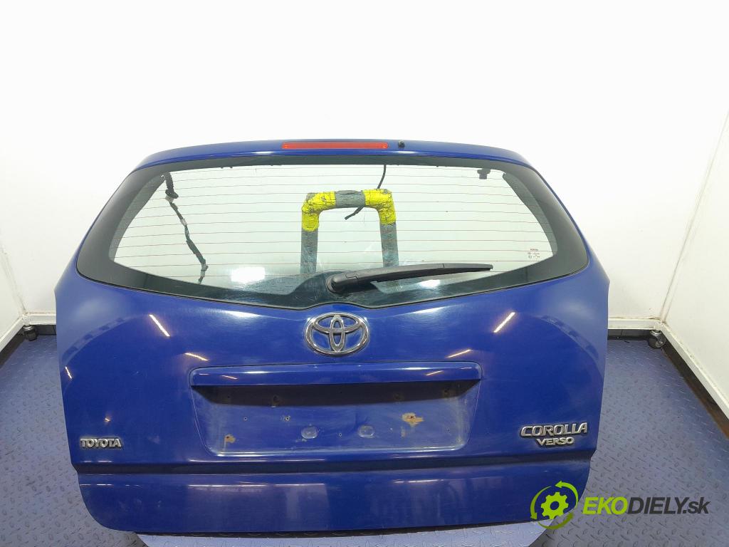 Toyota Corolla verso 2006 zadní dveře kufra: kufr