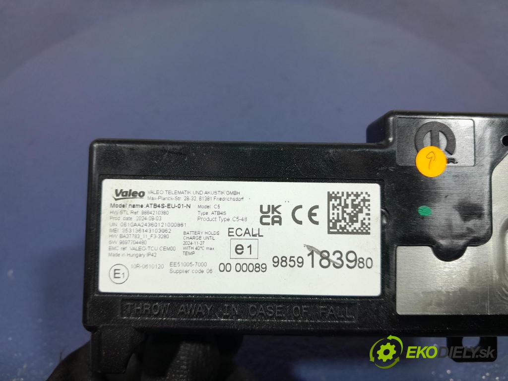 Opel Corsa 2024 řídící jednotka 9859183980