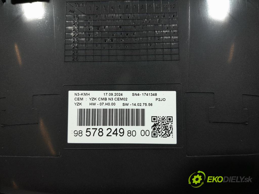 Opel Corsa 2024 Přístrojová deska 9857824980