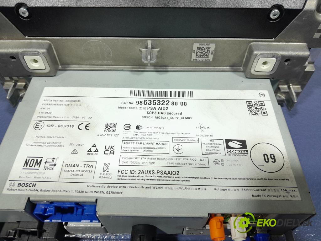 Opel Corsa 2024 Radio I Navigácia: 9863532280