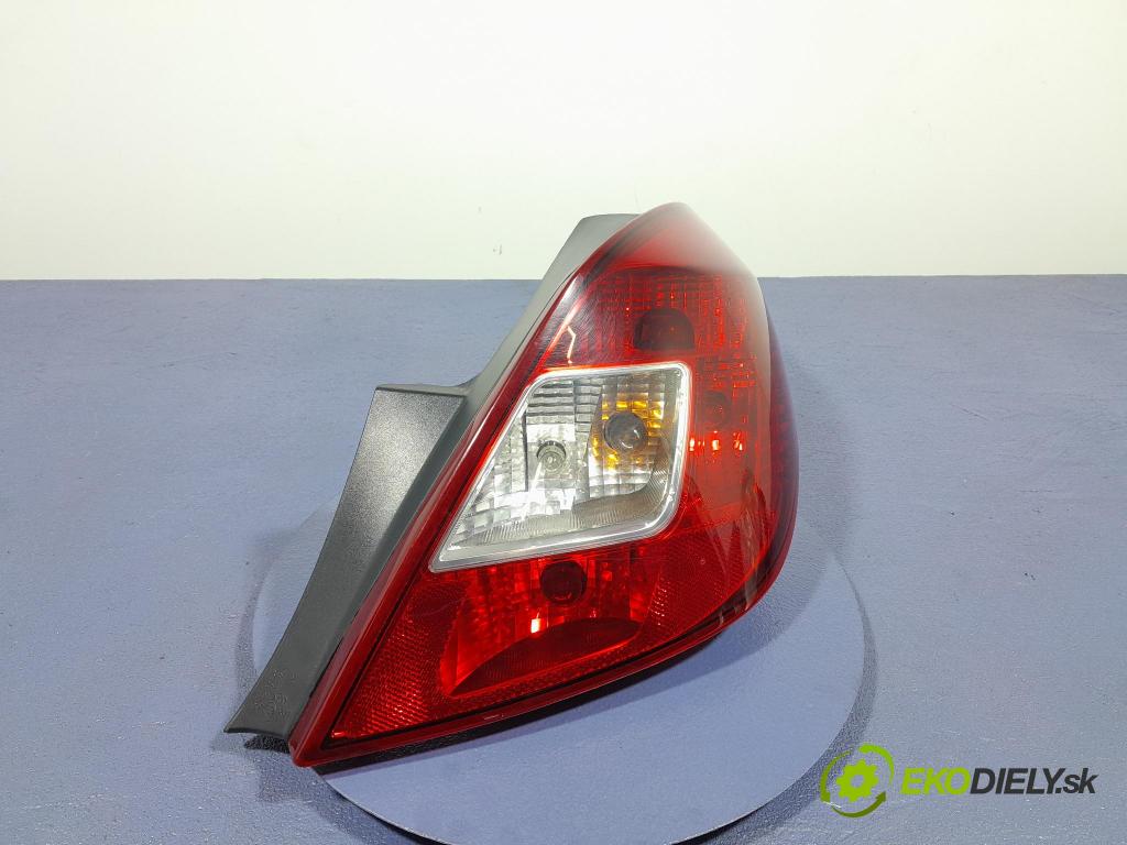 Opel Corsa 2008 svetlo / reflektor zad Prava: Vonkajsia: 13269051