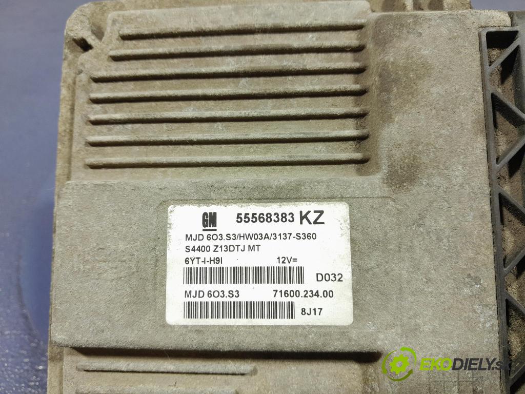 Opel Corsa 2008 řídící jednotka Motor: 55568383