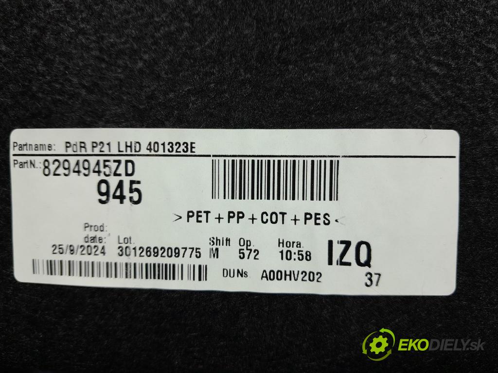 Opel Corsa 2024 Čalounictví: kufra: 8294945ZD