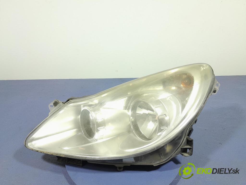 Opel Corsa 2008 Reflektor: Vľavo: 13186381