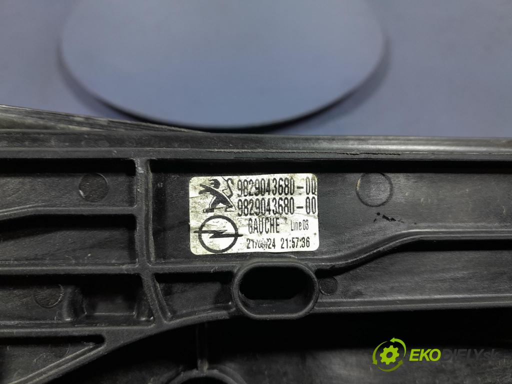 Opel Corsa 2024 mechanismus stahování Sklenka: před Levý: 9829043680