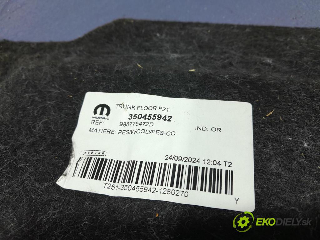 Opel Corsa 2024 koberec do auta 98577547ZD