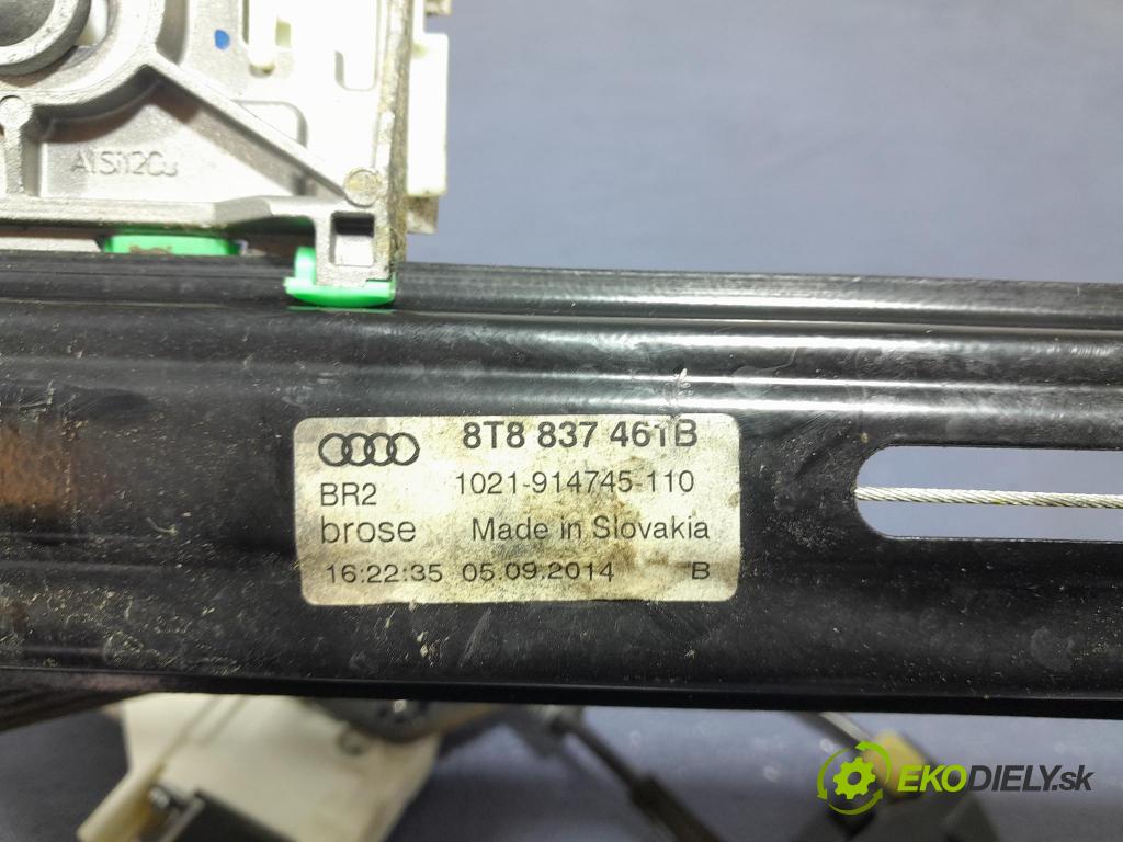 Audi A5 2014 mechanizmus okna Okná: Predné Vľavo: 8T8837461B