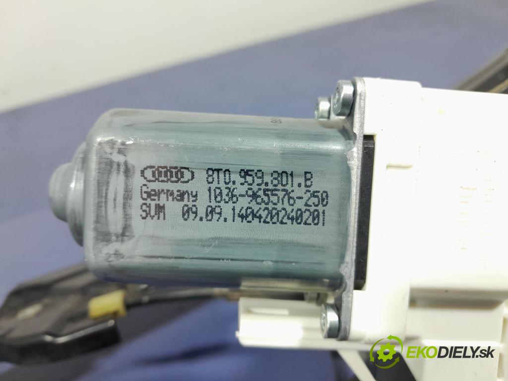 Audi A5 2014 mechanizmus okna Okná: Predné Vľavo: 8T8837461B