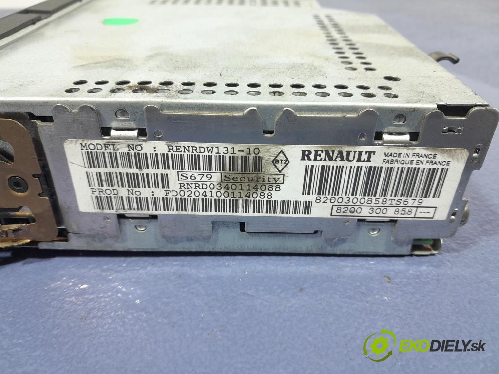 Renault Megane scenic 2004 Radio I Navigace: 8200300858