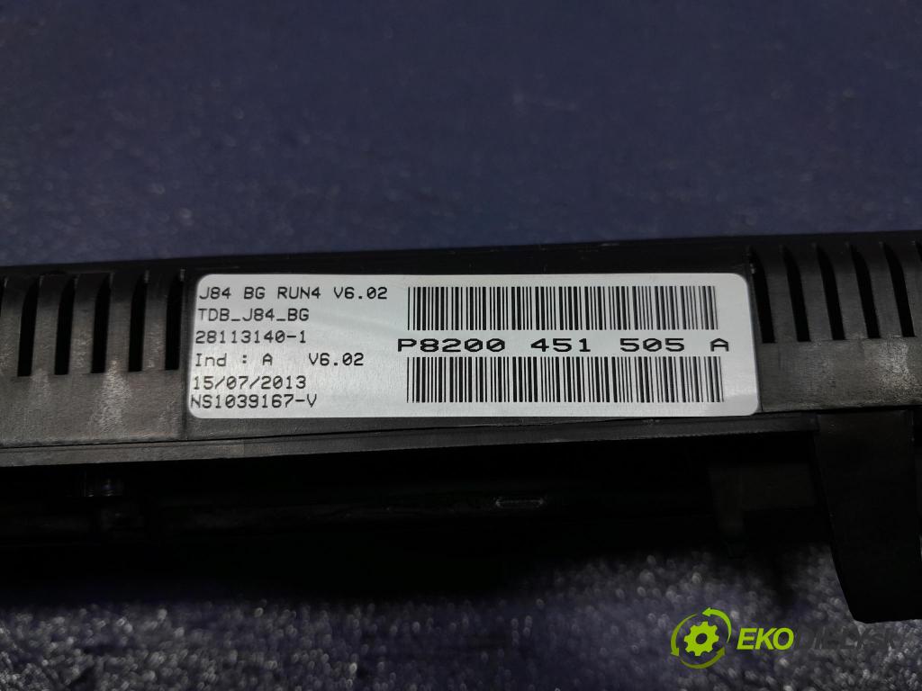 Renault Megane scenic 2004 prístrojovka/ budíky 8200451505A