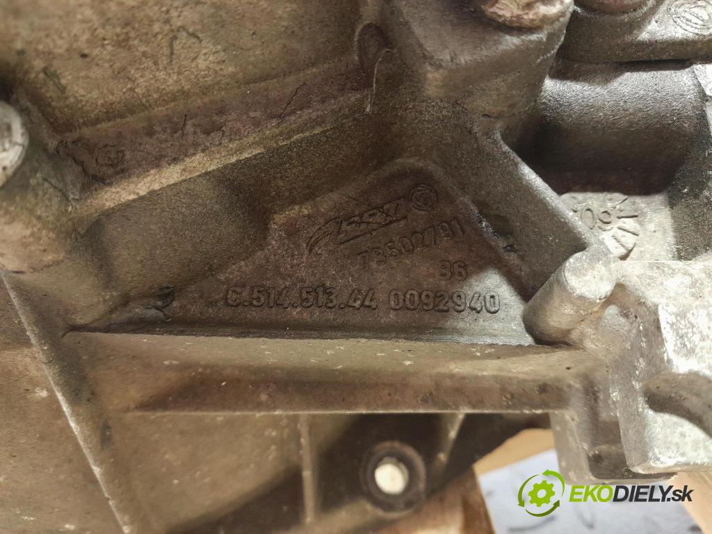 Fiat Panda 2009 převodovka Ozubené kola: Manualna 73502791