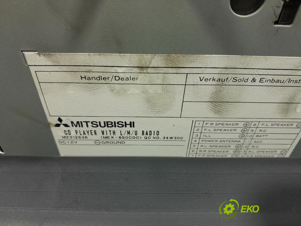 Mitsubishi Outlander 2004 Přepínač Klimatizace: Proud vzduchu MR979972HA