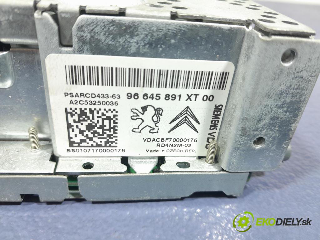 Citroen C4 picasso 2007 Radio I Navigácia: 96645891