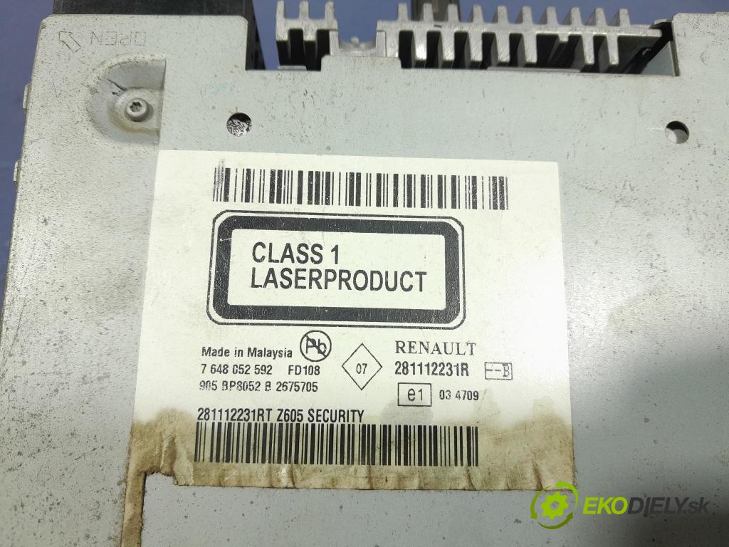 Dacia Logan 2011 Radio I Navigace: 281112231R