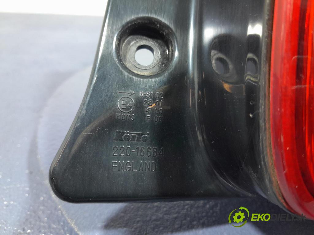 Suzuki Sx4 2009 svetlo / reflektor zad Prava: Vonkajsia: 220-16684