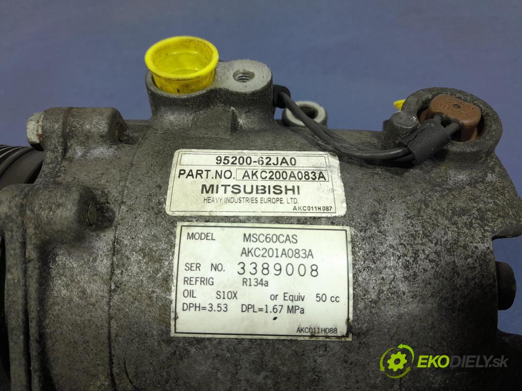 Suzuki Sx4 2009 Kompresor: Klimatizace: 95200-62JA0