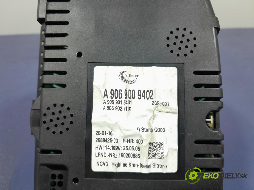 Mercedes Sprinter 2016 prístrojovka/ budíky A9069009402