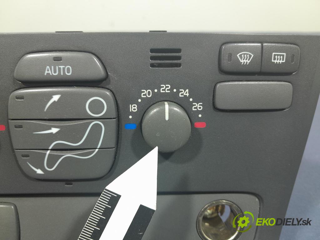 Volvo S60 2001 prepínač Klimatizácia: Prúd vzduchu: 8651242