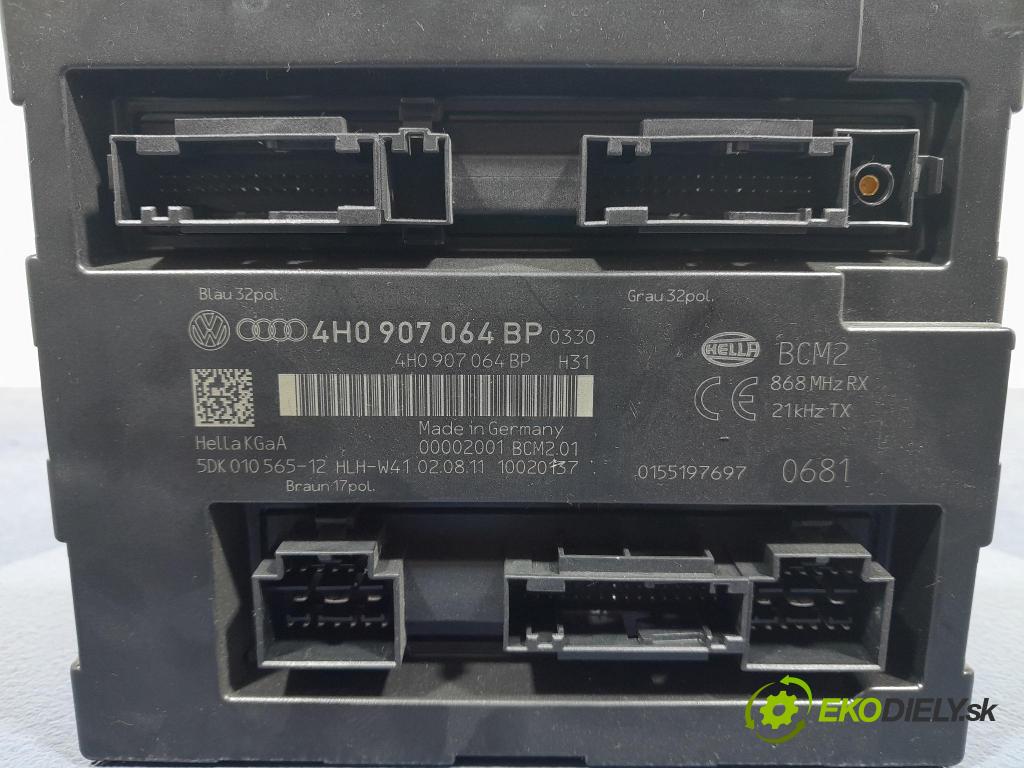 Audi A6 2011 riadiaca jednotka Komfortu 4H0907064BP