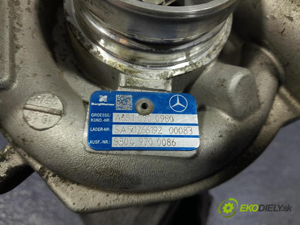 Mercedes Sprinter 2016 Turbo-kompresor: A6510900980