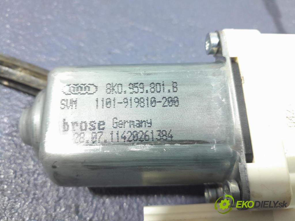 Audi A6 2011 mechanismus stahování Sklenka: před Levý: 4G0837461