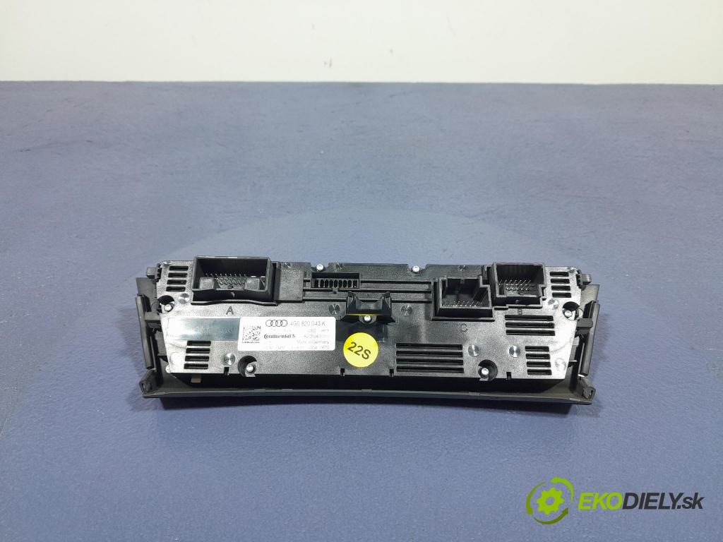 Audi A6 2011 prepínač Klimatizácia: Prúd vzduchu: 4G0820043K