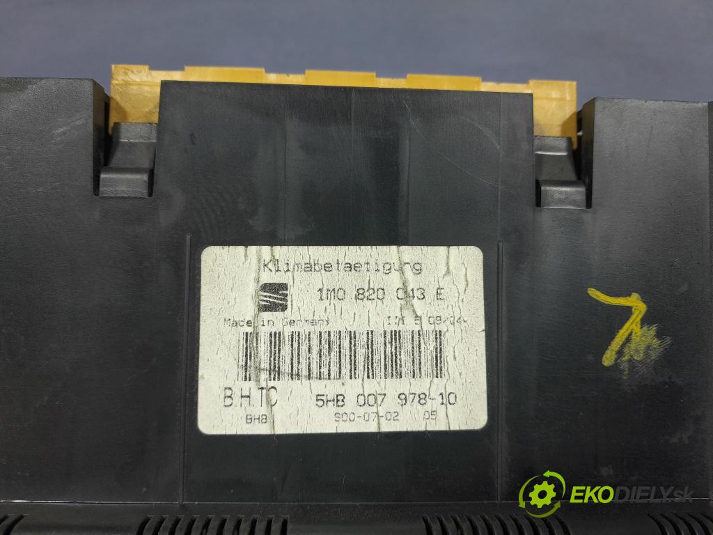 Seat Leon 2001 prepínač Klimatizácia: Prúd vzduchu: 1M0820043E