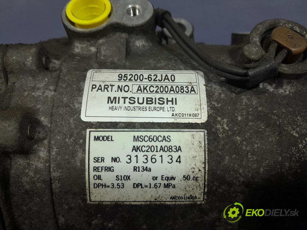 Suzuki Swift 2007 Kompresor: Klimatizace: 95200-62JA0