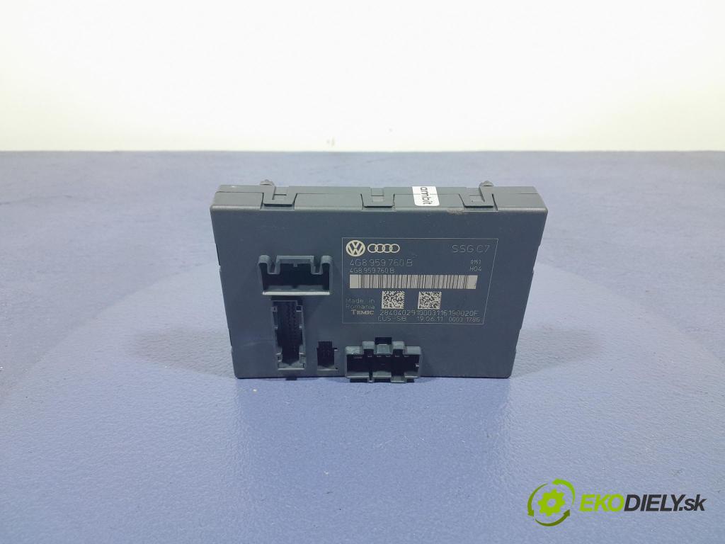 Audi A6 2011 riadiaca jednotka Sedadlo: 4G8959760B