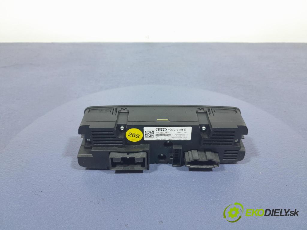 Audi A6 2011 prepínač Klimatizácia: Prúd vzduchu: 4G0919158D