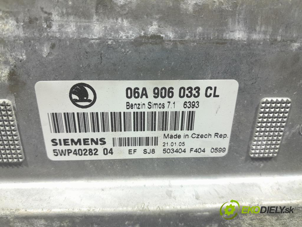 Skoda Octavia 2005 riadiaca jednotka Motor: 06A906033CL