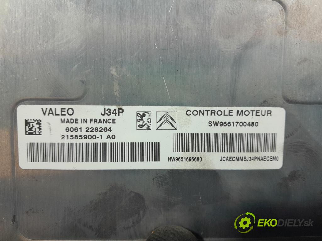 Citroen C3 2006 riadiaca jednotka Motor: 9661700480