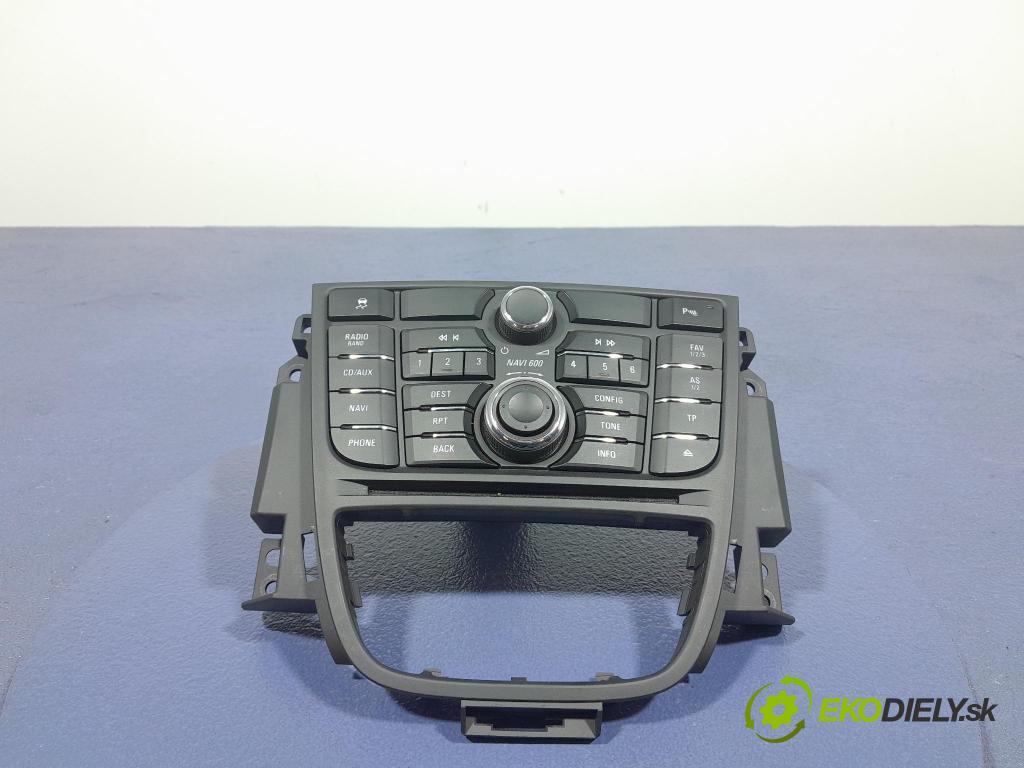 Opel Astra 2013 prepínač Rádio: Navigacia: 13360093
