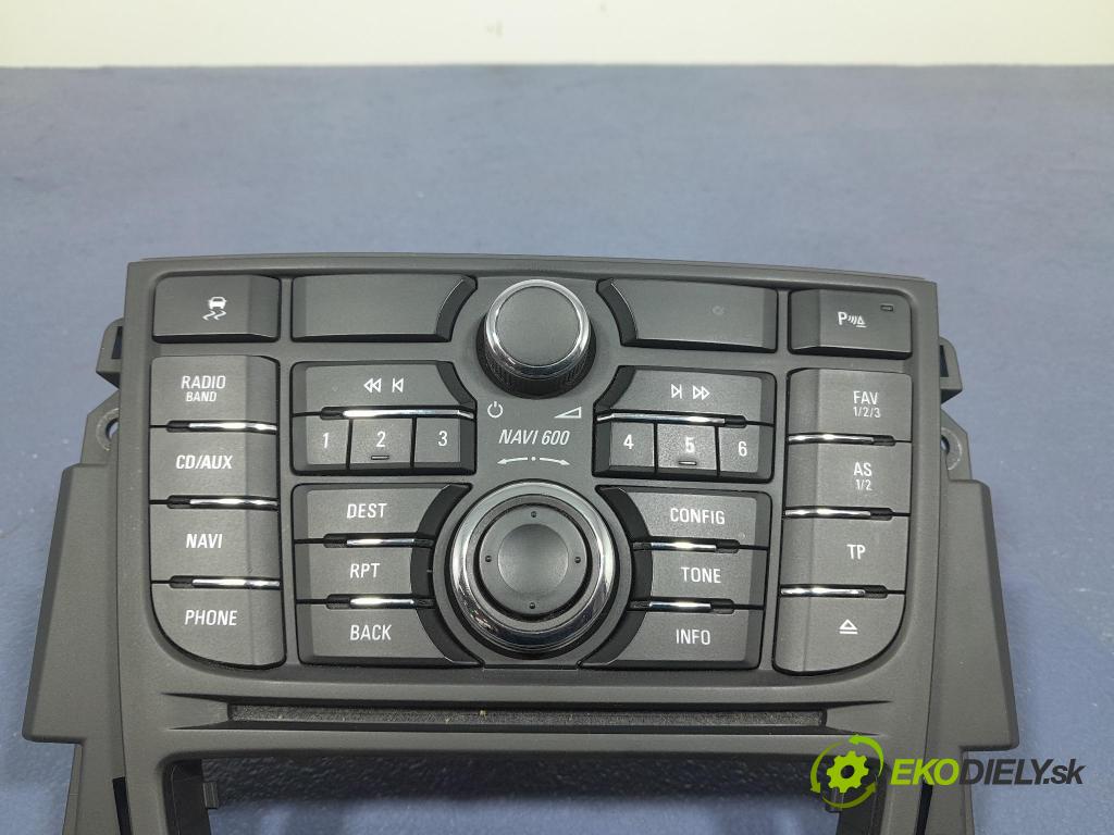 Opel Astra 2013 prepínač Rádio: Navigacia: 13360093