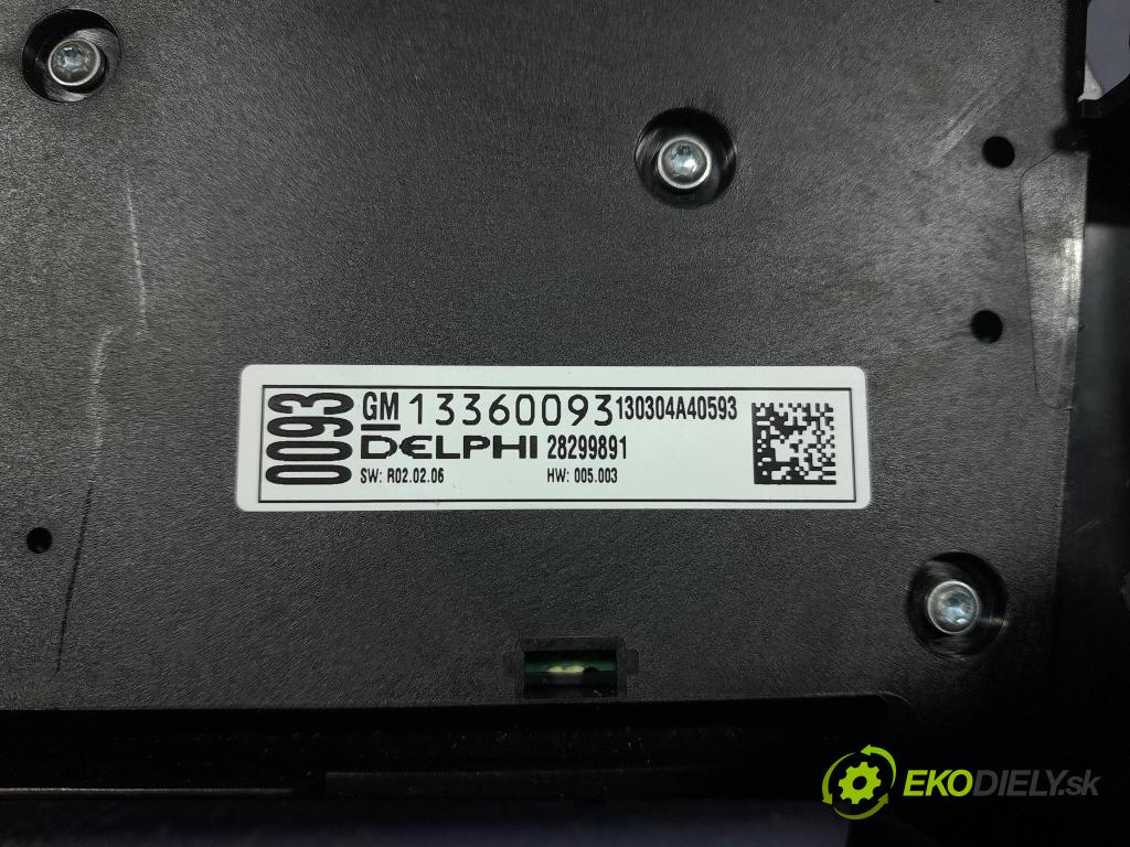 Opel Astra 2013 prepínač Rádio: Navigacia: 13360093