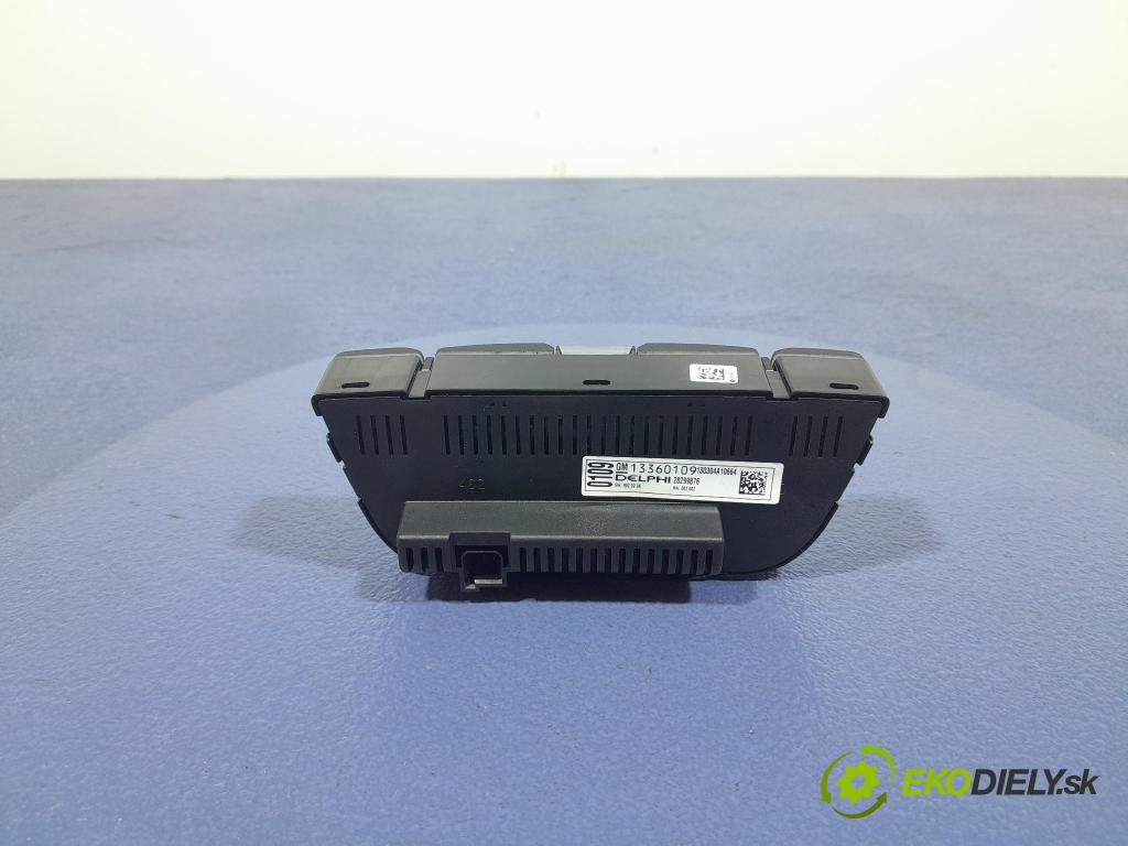 Opel Astra 2013 prepínač Klimatizácia: Prúd vzduchu: 13360109