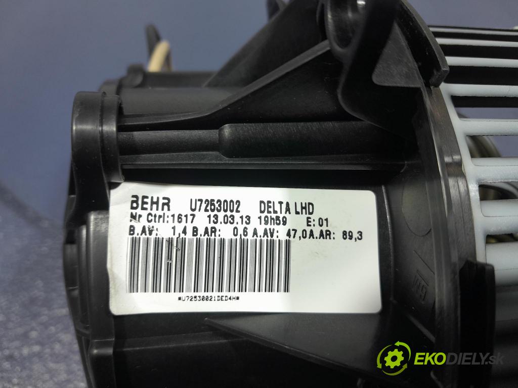 Opel Astra 2013 ventilátor Vzduch: 25020140