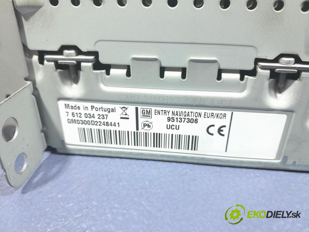 Opel Astra 2013 Radio I Navigácia: 95137306