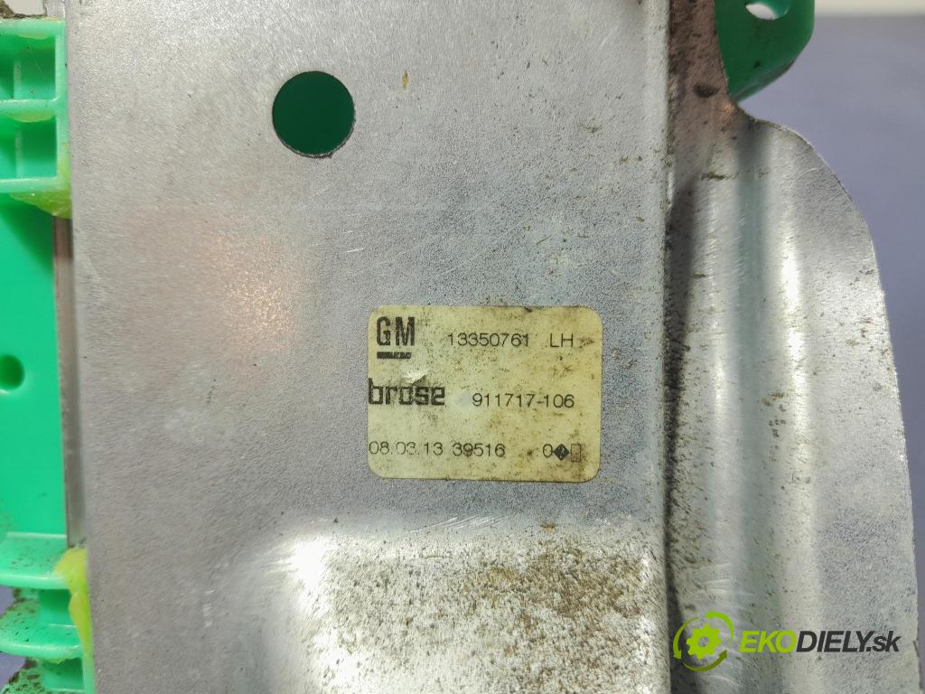 Opel Astra 2013 mechanizmus okna Okná: zad Vľavo: 13350761
