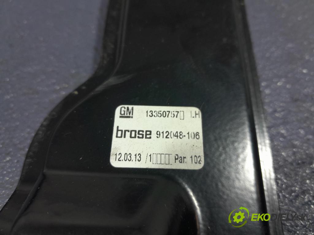 Opel Astra 2013 mechanismus stahování Sklenka: před Levý: 13350757