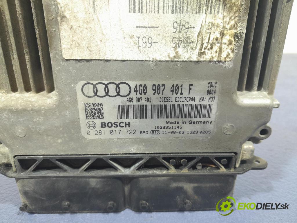 Audi A6 2011 riadiaca jednotka Motor: 4G0907401F